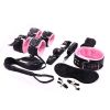 BDSM Bondage Set; Erotic Bed Games; Adults Handcuffs; Nipple Clamps; Whip Spanking Anal Plug Vibrator SM Kit; Sex Toys For Couples - Black