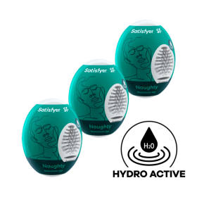 Masturbator Egg 3er Set (Naughty) Dark Green